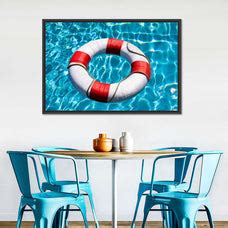 Pool Life Ring Wall Art | Photography