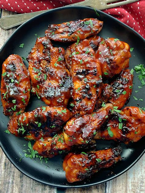 Grilled Spicy BBQ Chicken Wings with Jack Daniels sauce - A Gouda Life