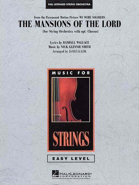 Sheet music: The Mansions of the Lord (from We Were Soldiers) (String Orchestra)