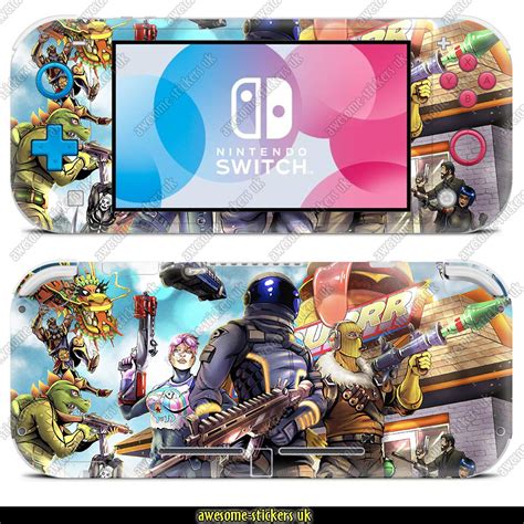 Nintendo Switch LITE skins 204 - FORTNITE - Awesome Stickers UK