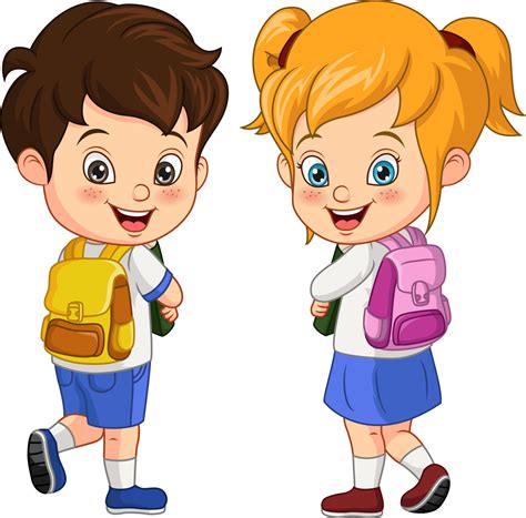 Cartoon Children Kids People 10 Vector Eps Free Downl - vrogue.co