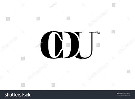 CDU Logo Branding Letter. Vector graphic design. - Royalty Free Stock Vector 699528691 - Avopix.com