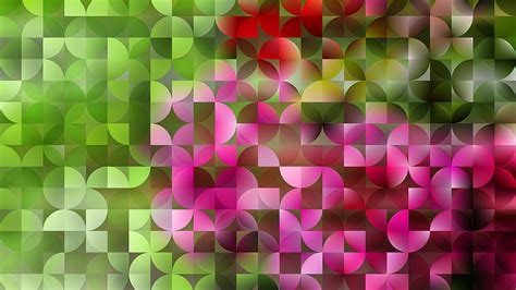 Abstract Pink and Green Quarter Circles Background Image ai eps vector | UIDownload