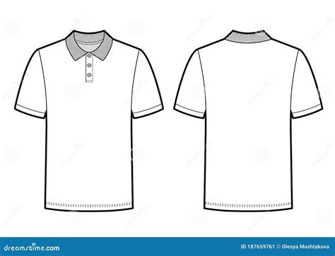 White Polo Shirt For Template Royalty-Free Stock Photography ...