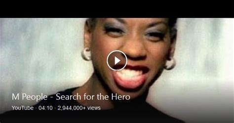 M People's official music video for 'Search For The Hero'. Click to ...