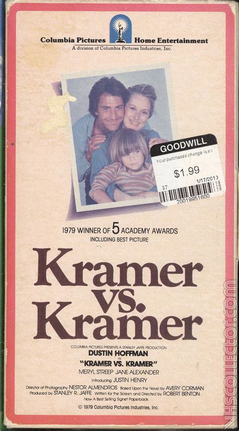 Kramer vs. Kramer/Home media | Moviepedia | Fandom