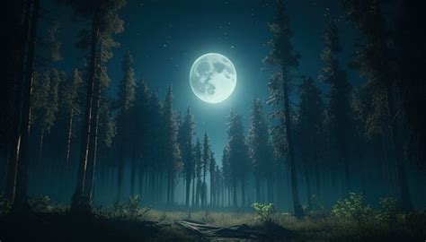 Moonlit Forest