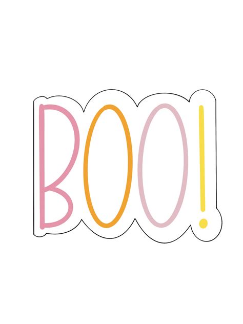 Modern Boo Word – PinkyPrintsCo