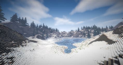 Snowy Mountain-2 by Dyl_Art [3000 x 3000] Minecraft Map