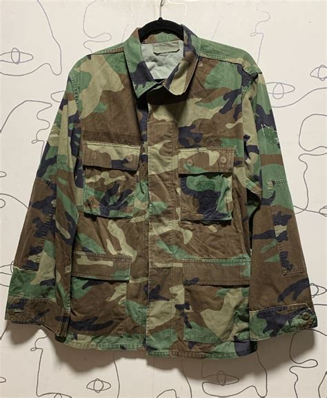 Camouflage Army Fatigues Jacket | Boardwalk Vintage