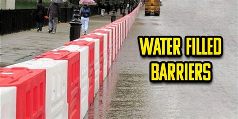 Why Water Filled Traffic Barriers are Your Best Temporary Solution ...