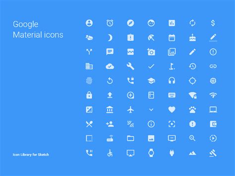 Google Material Icons Library Sketch freebie - Download free resource for Sketch - Sketch App ...