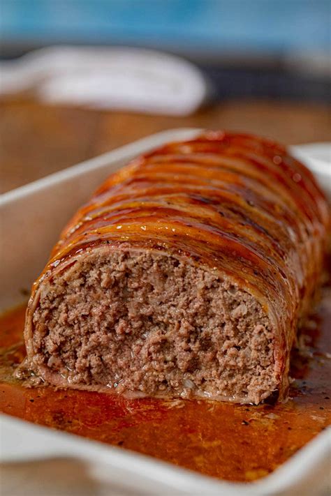 Bacon Wrapped Meatloaf Recipe - Dinner, then Dessert