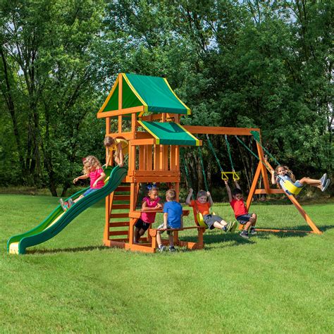 Tucson Wooden Swing Set - Playsets | Backyard Discovery