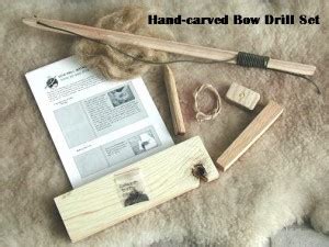 Bow Drill Fire Making Kits & Completed Sets | SurvivalSchool.com ...