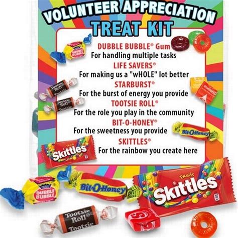 Volunteer Appreciation Goody Bag Treat Kits at Celebration Candy