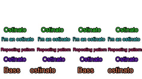 an ostinato is a pattern that repeats - howtowrapflowersinpaperdiy