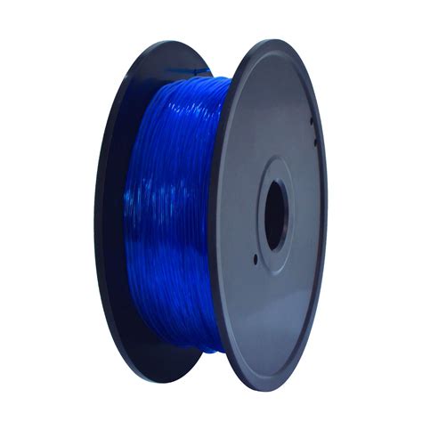 TPU Filament 1.75mm,3D Printer Filament, Geeetech 1.75mm TPU Filament, 0.4KG Spool, Trans Blue ...