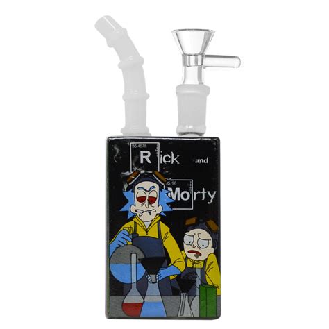 Rick & Morty Rick & Morty Breaking Bad Juice Box Glass Bong Bongs | GoSensi