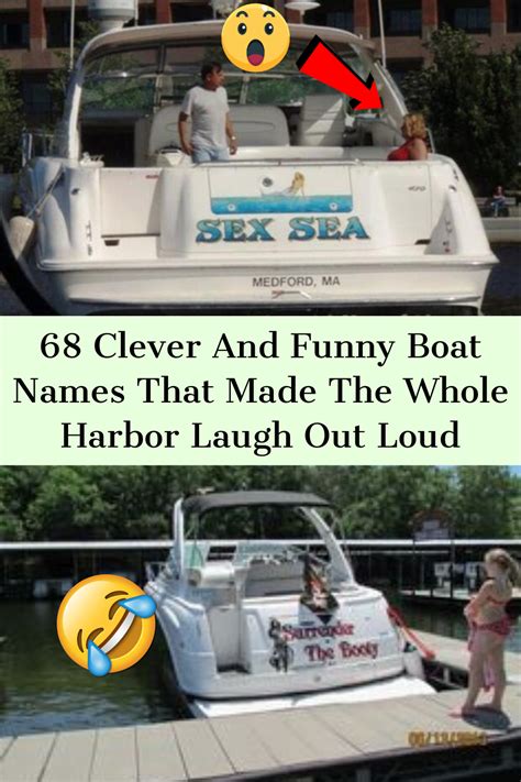 68 Clever And Funny Boat Names That Made The Whole Harbor Laugh Out Loud | Funny boat names ...