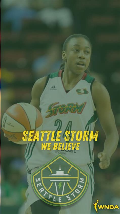 the seattle storm basketball team is featured in this ad