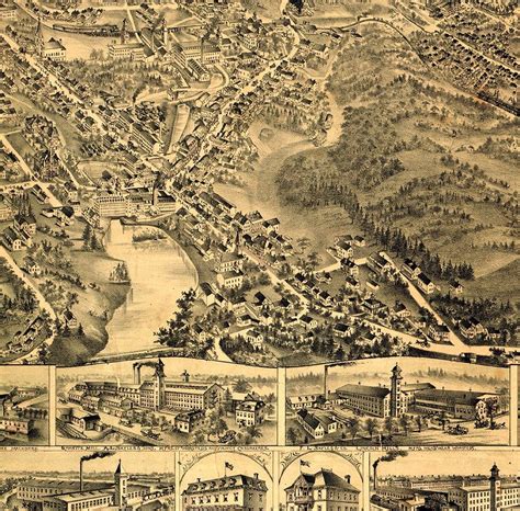 Map of Pascoag Providence Co. Rhode Island R.I. 1895 Vintage - Etsy ...