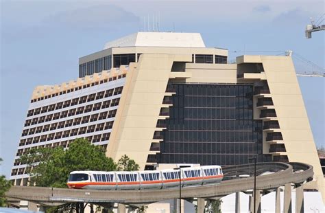 Walt Disney World Monorail at the Contemporary Hotel | Disney contemporary resort, Disney ...