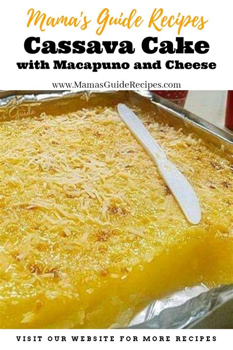 Cassava Cake with Macapuno and Cheese | Macapuno recipe, Bibingka recipe, Coconut recipes