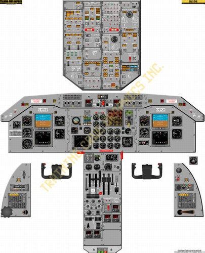 Aviation Training Graphics Saab 340B Handheld Cockpit Poster — Essco ...