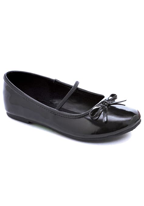 Girls Black Ballet Flats - Walmart.com