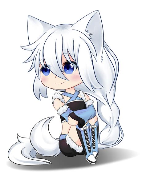 Chibi White Wolf by WhiterStar on DeviantArt