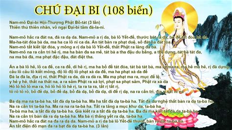 Chú Đại Bi 108 Biến - Kiến Thức Phong Thủy