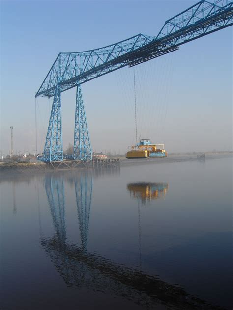 Middlesbrough Transporter Bridge, England It is a transporter bridge ...