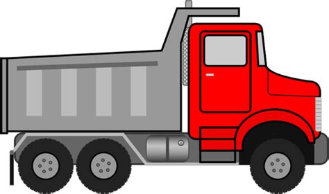 Dump truck vector drawing | Public domain vectors