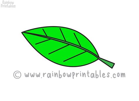 Green Leaves Printable