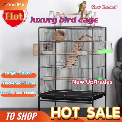 Bird cage Big Parrot cage lovebirds cage bird house kulungan ng ibon budgerigar cage | Shopee ...