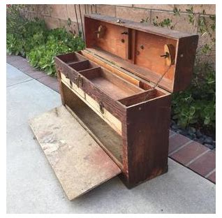 Vintage Handmade Tool Box Tool Storage Antique Wood Tool | Etsy #cool #tools #how #to #make # ...