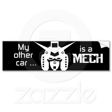 MECH Bumper sticker from Zazzle.com | Funny bumper stickers, Bumper stickers, Bumpers