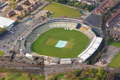 Images of Birmingham Photo Library An aerial view of Edgbaston Cricket ...