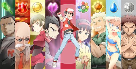 Red and the Gym Leaders of Kanto : r/pokemon