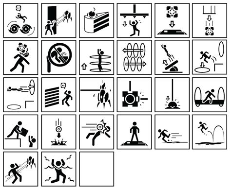 Portal 2: Test Chamber Icons - Etsy