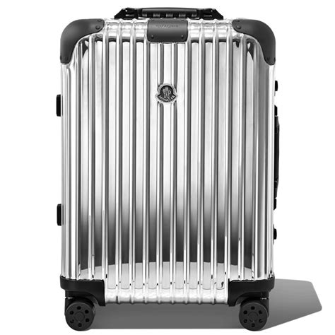 RIMOWA x Moncler Cabin Polished Aluminum Suitcase | RIMOWA