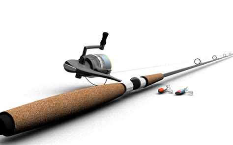 3d model fishing pole