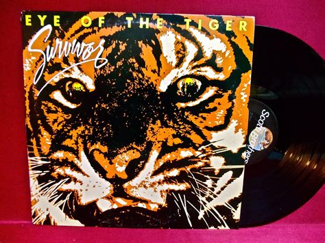 SURVIVOR Eye of The Tiger 1982 Vintage Vinyl Record Album