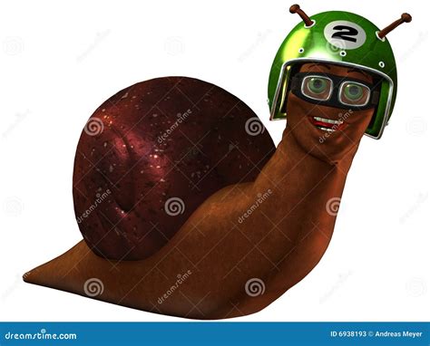 Toon Racing Snail stock illustration. Illustration of racing - 6938193