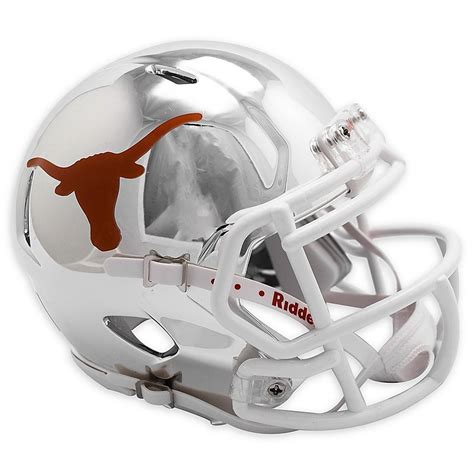 Riddell University of Texas Chrome Series Speed Mini Football Helmet ...