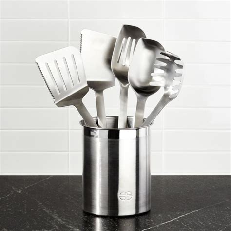 Calphalon Stainless Steel Kitchen Utensil Set: 6 P | Crate and Barrel