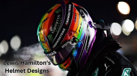 The Fascinating Story Behind Lewis Hamilton's Helmet Designs