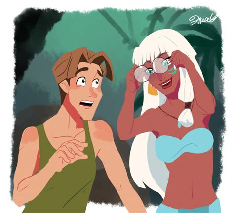 Milo and Kida - Atlantis: The Lost Empire Fan Art (37180977) - Fanpop