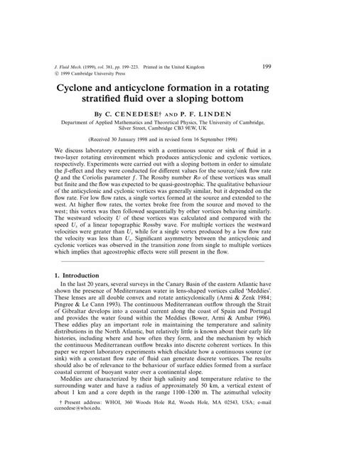 (PDF) Cyclone and anticyclone formation in a rotating strati ed ...